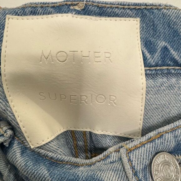 NWT MOTHER SUPERIOR The Full Pipe Flood in “Back Pedal” light wash - Picture 11 of 16